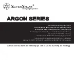 Preview for 1 page of SilverStone argon series User Manual