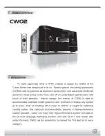 Preview for 2 page of SilverStone CW02 User Manual