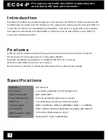 Preview for 2 page of SilverStone EC04-P User Manual