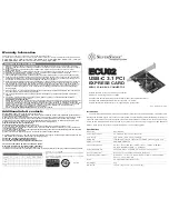 SilverStone ECU02 User Manual preview