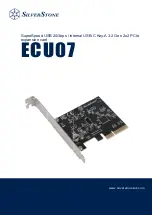 SilverStone ECU07 Manual preview