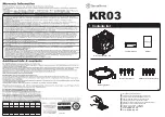 Предварительный просмотр 1 страницы SilverStone KR03 Manual