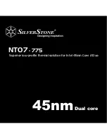 Предварительный просмотр 1 страницы SilverStone Nitrogon NT07-775 Installation Manual