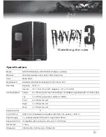 Preview for 3 page of SilverStone raven 3 User Manual