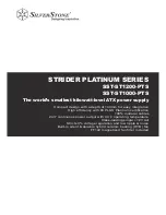 Предварительный просмотр 1 страницы SilverStone SST-ST1000-PTS Manual