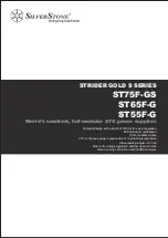 Preview for 1 page of SilverStone ST55F-G Quick Start Manual