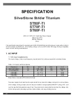 Предварительный просмотр 4 страницы SilverStone ST60F-TI User Manual