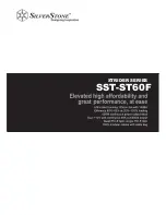 Preview for 1 page of SilverStone STRIDER SST-ST60F Manual