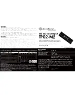 Предварительный просмотр 1 страницы SilverStone TP02-M2 Manual