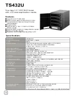 Preview for 2 page of SilverStone TS432U User Manual