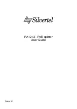 Preview for 1 page of Silvertel PA1212 User Manual