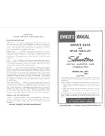 Silvertone 1449 Owner'S Manual предпросмотр