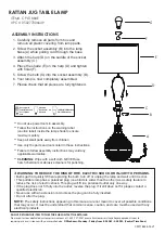 Silverwood CPLT1884E Assembly Instructions Manual preview