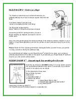 Предварительный просмотр 3 страницы Silvey RAZUR SHARP II Owner'S Manual