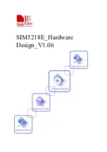 Предварительный просмотр 1 страницы SIM Tech SimCom SIM5218E Hardware Design