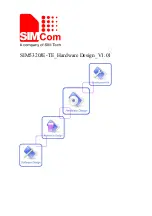 SIM Tech SimCom SIM5320JE-TE Hardware Design preview