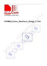 SIM Tech SIMCom SIM868 Series Hardware Design preview