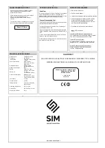 Preview for 2 page of SIM SIM2W-FLOOD-I Installation Instructions