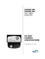 Preview for 1 page of Sim2 DLP RS-232C Specifications