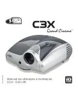 Preview for 1 page of Sim2 DLP Video Projector C3X Link (Portuguese) Manual Do Usuário