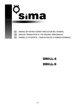 Preview for 1 page of Sima DRILL-4 English Translation Of The Original User Manual