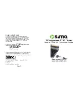 Предварительный просмотр 1 страницы Sima DTU-100 Quick Start Manual