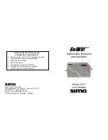 Sima GoDVD! CT-2 User Manual предпросмотр