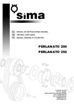 Sima PERLANATO 200 Original User Manual preview