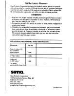 Preview for 4 page of Sima SED-CM User Manual