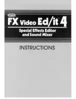 Sima SFX-4 Instructions Manual предпросмотр