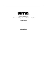 Preview for 1 page of Sima SVS-4 User Manual