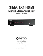 Sima VS-HD14 User Manual preview