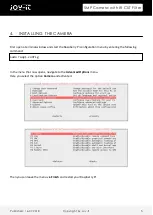 Preview for 5 page of Simac Joy-IT RB-Camera-IR-PRO Manual