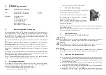 Preview for 6 page of SIMALFA G9 2K Operating Instructions Manual