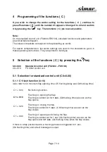 Предварительный просмотр 33 страницы Simar FX 2004 Operation Instruction Manual