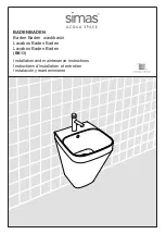 Preview for 1 page of Simas Baden Baden Installation And Maintenance Instructions Manual