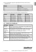 Предварительный просмотр 11 страницы simatherm VOLCANO IH 025 Instructions For Use Manual