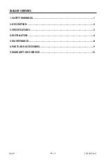 Preview for 2 page of Simco-Ion Ioncell Installation And Operating Instructions Manual