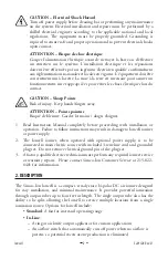 Preview for 4 page of Simco-Ion Ioncell Installation And Operating Instructions Manual