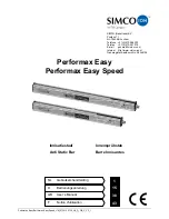 Simco-Ion Performax Easy User Manual preview