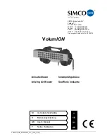 Предварительный просмотр 1 страницы Simco-Ion VolumION User Manual