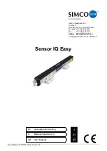 Предварительный просмотр 1 страницы Simco Sensor IQ Easy User Manual