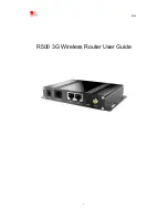 Preview for 1 page of SimCom R500 User Manual