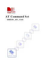 SimCom SIM5350 Command Set предпросмотр