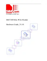 Предварительный просмотр 1 страницы SimCom SIM7200 Hardware Manual