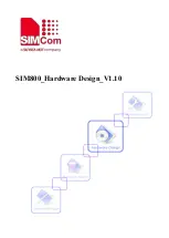 SimCom SIM800 Series Hardware Design предпросмотр