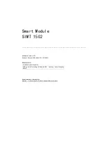 SimCom SIMT 1502 Manual предпросмотр