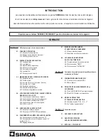 Предварительный просмотр 6 страницы SIMDA 3215 User Manual