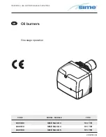 Sime 8099000 Installation, Use And Maintenance Instructions preview