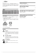 Предварительный просмотр 4 страницы Sime 8112265 Operating, Installation And Servicing Instructions